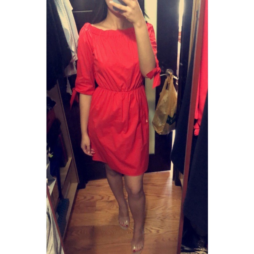 Red dress